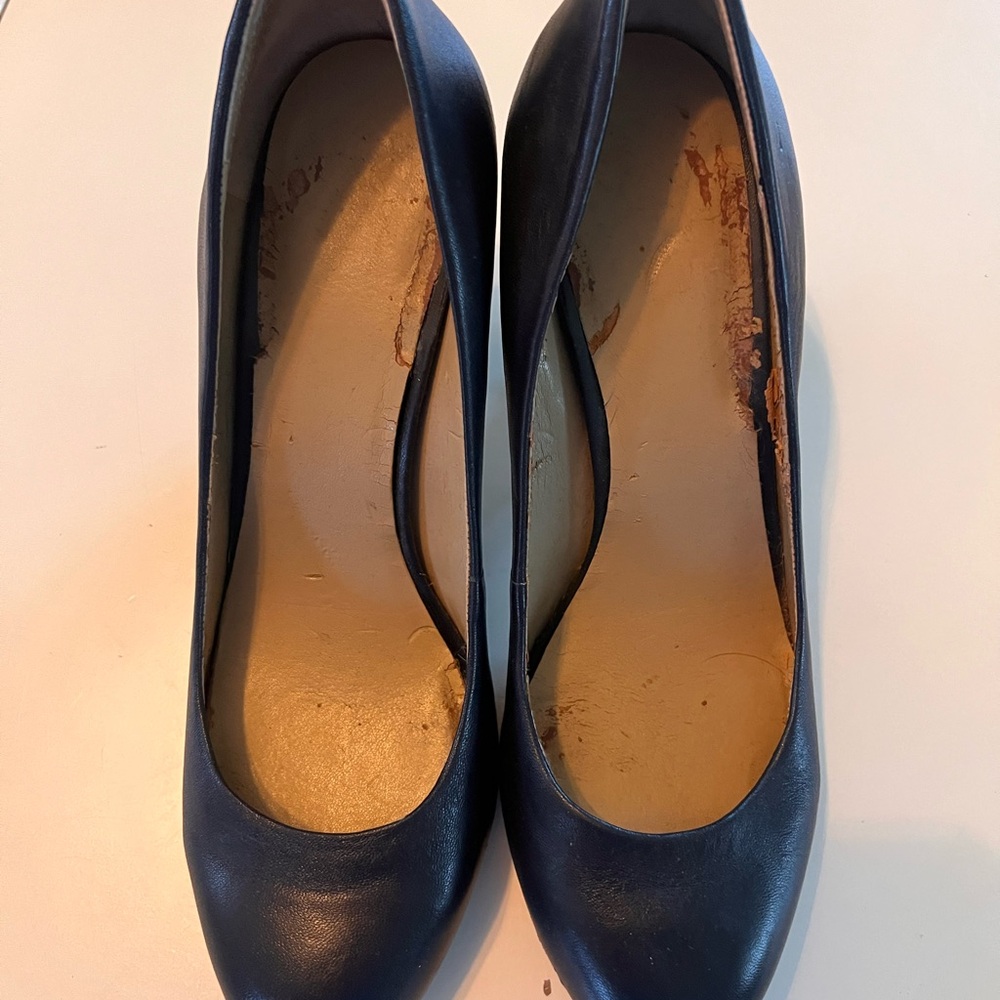 Ann Taylor Midnight Blue Heels